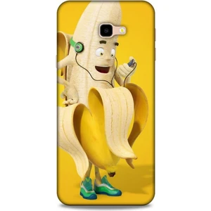 Samsung Galaxy J4 Plus Kılıf Caliburn 21 Muz Sarı Darbe Önleyici Kapak