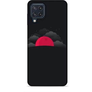 Samsung Galaxy M32 Kılıf Caliburn 13 Kızıl Ay Case Kapak