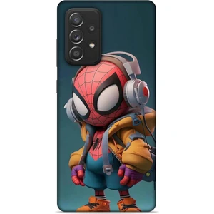 Samsung Galaxy A52S Kılıf Caliburn 25 Spiderman Bebek Soyulmayan Kılıf