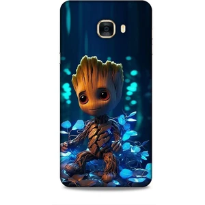 Samsung Galaxy C7 Kılıf Caliburn 26 Bebek Groot Soft Kapak