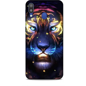 Samsung Galaxy M20 Kılıf Caliburn 12 Aslan Colorful Tasarım Kılıf