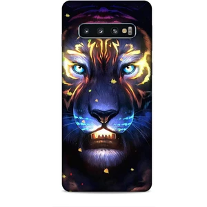 Samsung Galaxy S10 Kılıf Caliburn 12 Aslan Colorful Tasarım Kılıf