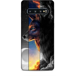 Samsung Galaxy S10 Kılıf Caliburn 15 Kurt Hilal Kalın Silikon