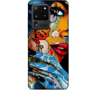Samsung Galaxy S20 Ultra Kılıf Caliburn 17 Dövme Yumuşak Kılıf