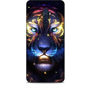 Oppo Reno 2 Kılıf Caliburn 12 Aslan Colorful Tasarım Kılıf