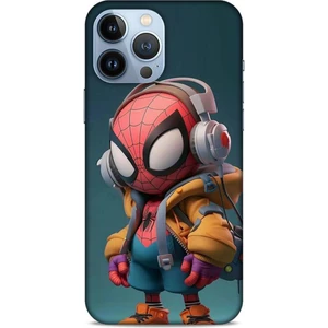 Apple iPhone 13 Pro Max Kılıf Caliburn 25 Spiderman Bebek Soyulmayan Kılıf