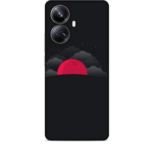 Realme 10 Pro Plus Kılıf Caliburn 13 Kızıl Ay Case Kapak