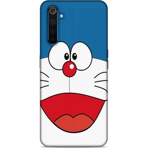 Realme 6 Pro Kılıf Caliburn 22 Mavi Beyaz Kap