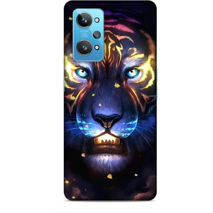 Realme Gt2 Kılıf Caliburn 12 Aslan Colorful Tasarım Kılıf