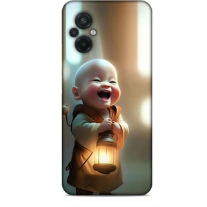 Xiaomi Poco M5 Kılıf Caliburn 27 Asya Bebek Lazer Kesim Silikon