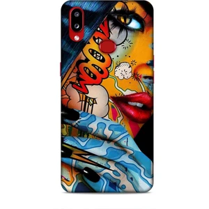 Samsung Galaxy A10S Kılıf Caliburn 17 Dövme Yumuşak Kılıf