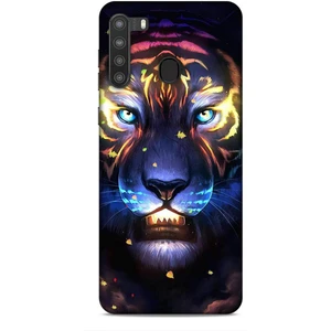 Samsung Galaxy A21 Kılıf Caliburn 12 Aslan Colorful Tasarım Kılıf