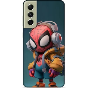 Samsung Galaxy S21 Fe Kılıf Caliburn 25 Spiderman Bebek Soyulmayan Kılıf
