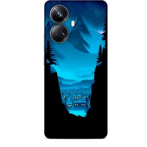 Realme 10 Pro Plus Kılıf Caliburn 14 Norveç Manzara Cover Kılıf