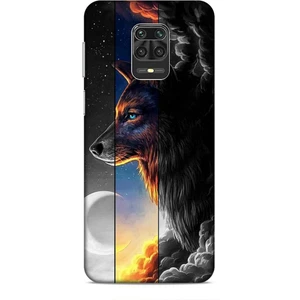 Xiaomi Redmi Note 9s Kılıf Caliburn 15 Kurt Hilal Kalın Silikon