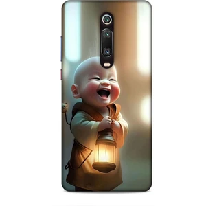 Xiaomi Mi 9t Kılıf Caliburn 27 Asya Bebek Lazer Kesim Silikon