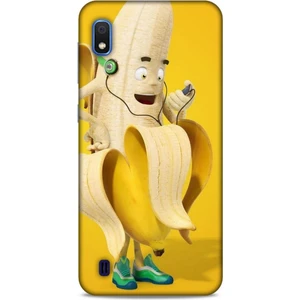 Samsung Galaxy A10 Kılıf Caliburn 21 Muz Sarı Darbe Önleyici Kapak