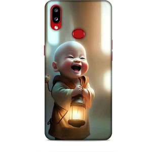 Samsung Galaxy A10S Kılıf Caliburn 27 Asya Bebek Lazer Kesim Silikon