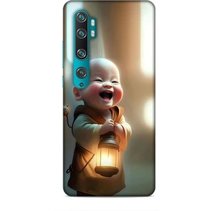 Xiaomi Mi Note 10 Kılıf Caliburn 27 Asya Bebek Lazer Kesim Silikon