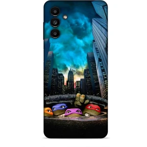 Samsung Galaxy A13 5g Kılıf Caliburn 11 Ninja Kablumbağalar 4K Baskılı Kılıf