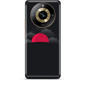 Realme 11 Pro Plus Kılıf Caliburn 13 Kızıl Ay Case Kapak