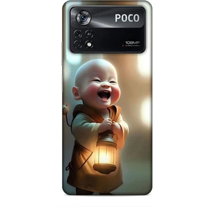 Xiaomi Poco X4 Pro 5g Kılıf Caliburn 27 Asya Bebek Lazer Kesim Silikon