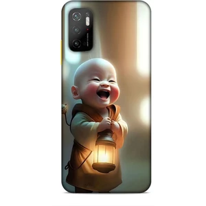 Xiaomi Poco M3 Pro Kılıf Caliburn 27 Asya Bebek Lazer Kesim Silikon