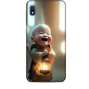 Samsung Galaxy A10 Kılıf Caliburn 27 Asya Bebek Lazer Kesim Silikon