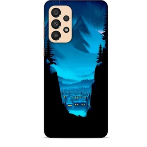 Samsung Galaxy A34 5g Kılıf Caliburn 14 Norveç Manzara Cover Kılıf