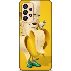 Samsung Galaxy A34 5g Kılıf Caliburn 21 Muz Sarı Darbe Önleyici Kapak