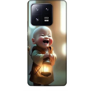 Xiaomi Mi 13T Kılıf Caliburn 27 Asya Bebek Lazer Kesim Silikon