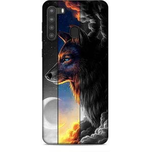 Samsung Galaxy A21 Kılıf Caliburn 15 Kurt Hilal Kalın Silikon