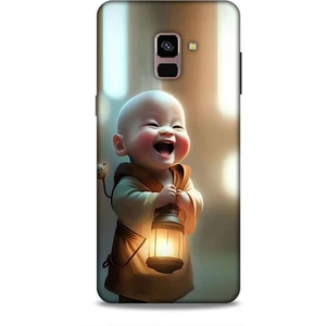 Samsung Galaxy A8 Plus 2018 Kılıf Caliburn 27 Asya Bebek Lazer Kesim Silikon