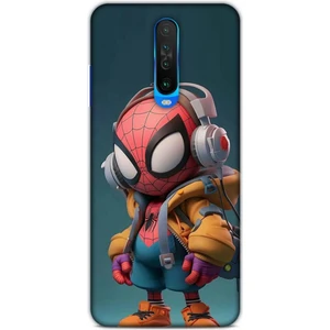 Xiaomi Poco X2 Kılıf Caliburn 25 Spiderman Bebek Soyulmayan Kılıf