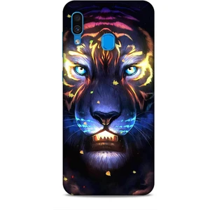 Samsung Galaxy A30 Kılıf Caliburn 12 Aslan Colorful Tasarım Kılıf
