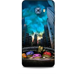 Samsung Galaxy C5 Pro Kılıf Caliburn 11 Ninja Kablumbağalar 4K Baskılı Kılıf