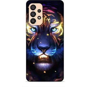 Samsung Galaxy A34 5g Kılıf Caliburn 12 Aslan Colorful Tasarım Kılıf