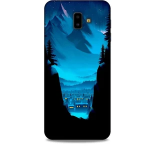 Samsung Galaxy J6 Plus Kılıf Caliburn 14 Norveç Manzara Cover Kılıf