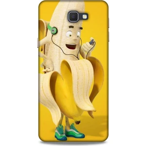 Samsung Galaxy J7 Prime Kılıf Caliburn 21 Muz Sarı Darbe Önleyici Kapak