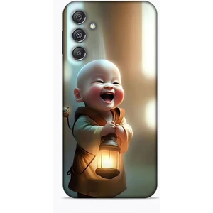 Samsung Galaxy M34 5g Kılıf Caliburn 27 Asya Bebek Lazer Kesim Silikon