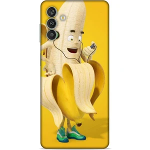 Samsung Galaxy M13 Kılıf Caliburn 21 Muz Sarı Darbe Önleyici Kapak