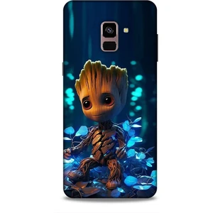 Samsung Galaxy A8 Plus 2018 Kılıf Caliburn 26 Bebek Groot Soft Kapak