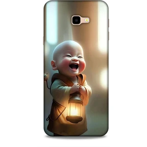 Samsung Galaxy J4 Plus Kılıf Caliburn 27 Asya Bebek Lazer Kesim Silikon