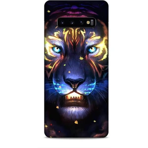 Samsung Galaxy S10 Plus Kılıf Caliburn 12 Aslan Colorful Tasarım Kılıf