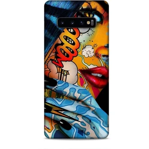 Samsung Galaxy S10 Plus Kılıf Caliburn 17 Dövme Yumuşak Kılıf
