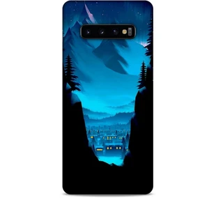 Samsung Galaxy S10 Plus Kılıf Caliburn 14 Norveç Manzara Cover Kılıf