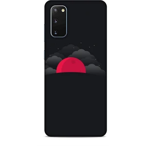 Samsung Galaxy S20 Kılıf Caliburn 13 Kızıl Ay Case Kapak