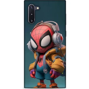 Samsung Galaxy Note 10 Kılıf Caliburn 25 Spiderman Bebek Soyulmayan Kılıf