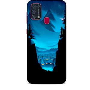 Samsung Galaxy M31 Kılıf Caliburn 14 Norveç Manzara Cover Kılıf