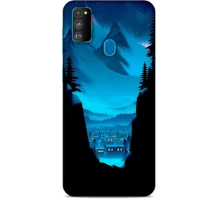 Samsung Galaxy M30S Kılıf Caliburn 14 Norveç Manzara Cover Kılıf